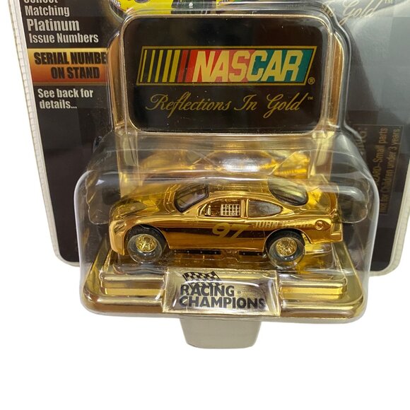 Racing Champions 24K Gold Plated Issue 12G #97 John Deere 1:64 Scale Diecast Car - Picture 3 of 8